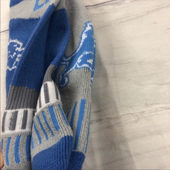Detroit Lions Sport Crew Fan Socks NFL Men’s Large - Picture 2 of 7